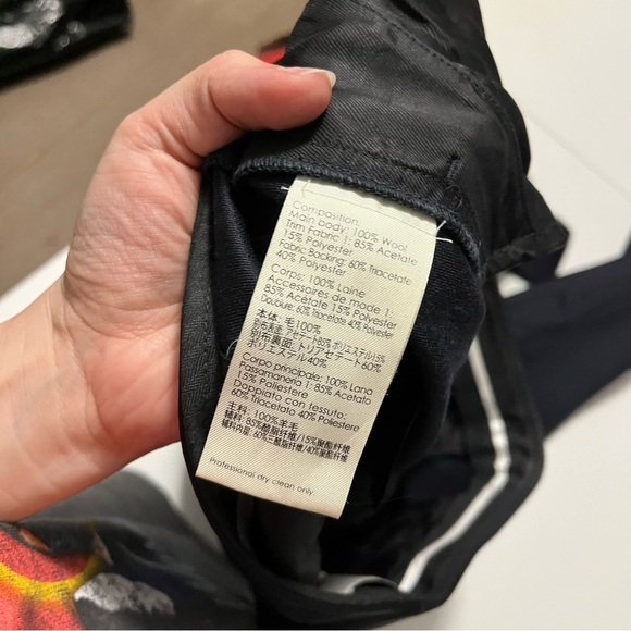 3.1 Phillip Lim Wool Trousers Pants Navy Blue Size 8 G2 - Picture 5 of 9